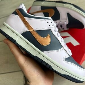 NIKE DUNK LOW NAVY BLUE COPPER